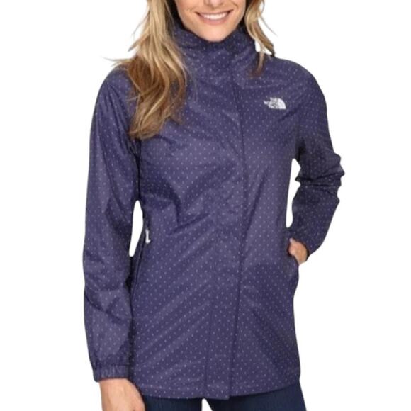 THE NORTH FACE - RESOLVE PARKA / M / Blue polka dot - Picture 3 of 9